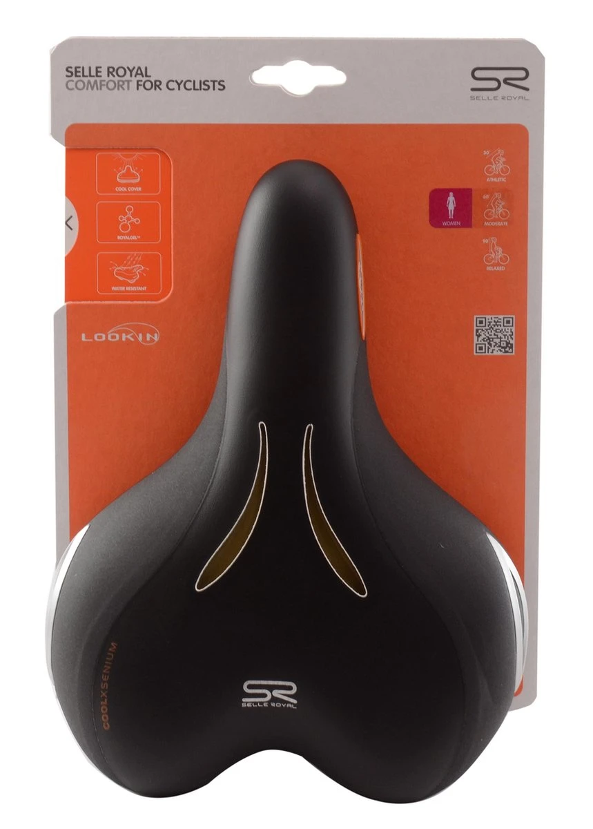 Selle Royal Lookin Moderate 5235 - Fietszadel - Zwart 9 Selle Royal Lookin Moderate 5235 - Fietszadel - Zwart - Afbeelding 9