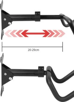 Professioneel Fiets Ophangsysteem - Verstelbaar - Muurbeugel Voor Fietsen - Fietshaak - Ophangbeugel - Fietsbeugel - Fiets Ophangrek -BASIL Verkoop 868x1200