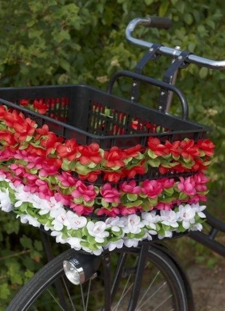 Basil Flower Garland Bloemenstreng - Wit 3 Basil Flower Garland Bloemenstreng - Wit - Afbeelding 3