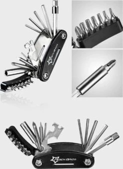 Merkloos Decopatent® PRO Multitool Fiets Gereedschap Reparatieset - 16 Delige - Pocket Tool - Racefiets - Mtb - Toerfiets - Ebike - Fietsen -BASIL Verkoop 880x1200 3
