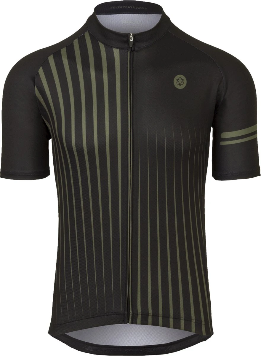AGU Faded Stripe Fietsshirt Essential Heren - Zwart - M 1 AGU Faded Stripe Fietsshirt Essential Heren - Zwart - M