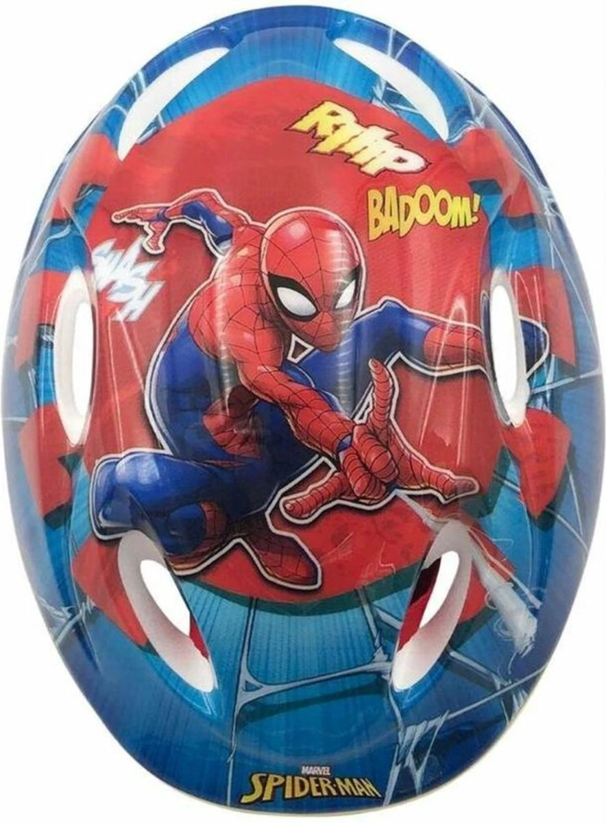 Fietshelm Marvel Spider-Man 51-55cm - Blauw/rood 5 Fietshelm Marvel Spider-Man 51-55cm - Blauw/rood - Afbeelding 5