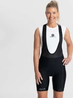 Rogelli Detach - Fietsbroek Met Bretels - Dames - Maat L - Zwart -BASIL Verkoop 889x1200 1
