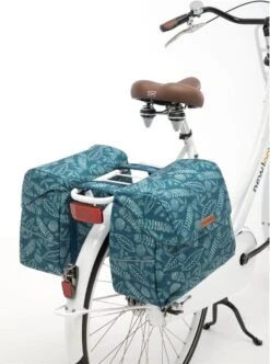 New Looxs Forest Joli Dubbele Fietstas - 37 Liter - Blauw -BASIL Verkoop 892x1200