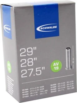 Schwalbe Binnenband 27.5/29 X 1.5/2.4 (40/62-584/635) Av 40 Mm -BASIL Verkoop 893x1200 3