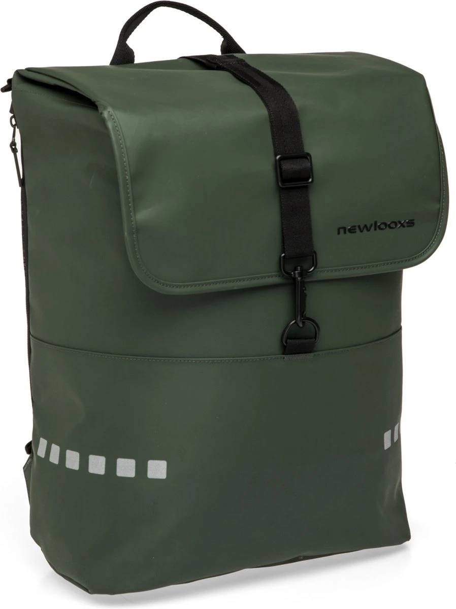 New Looxs Odense Backpack Fietsrugzak - 15 Inch Laptopvak - 18 Liter - Groen 1 New Looxs Odense Backpack Fietsrugzak - 15 Inch Laptopvak - 18 Liter - Groen