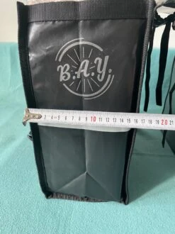 BayNL- Waterdicht - Dubbele - Bisonyl - Fietstas- Reflectoren - Zwart – 34cmX16.2cmX32cm=35 Liter -BASIL Verkoop 899x1200 10