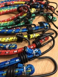 Elastische Koord - Set Van 12 - Bungee Cords - Bungee Koorden Met Haken - Spanbanden - Snelbinders - Bagagebanden - Rheme -BASIL Verkoop 900x1200 32