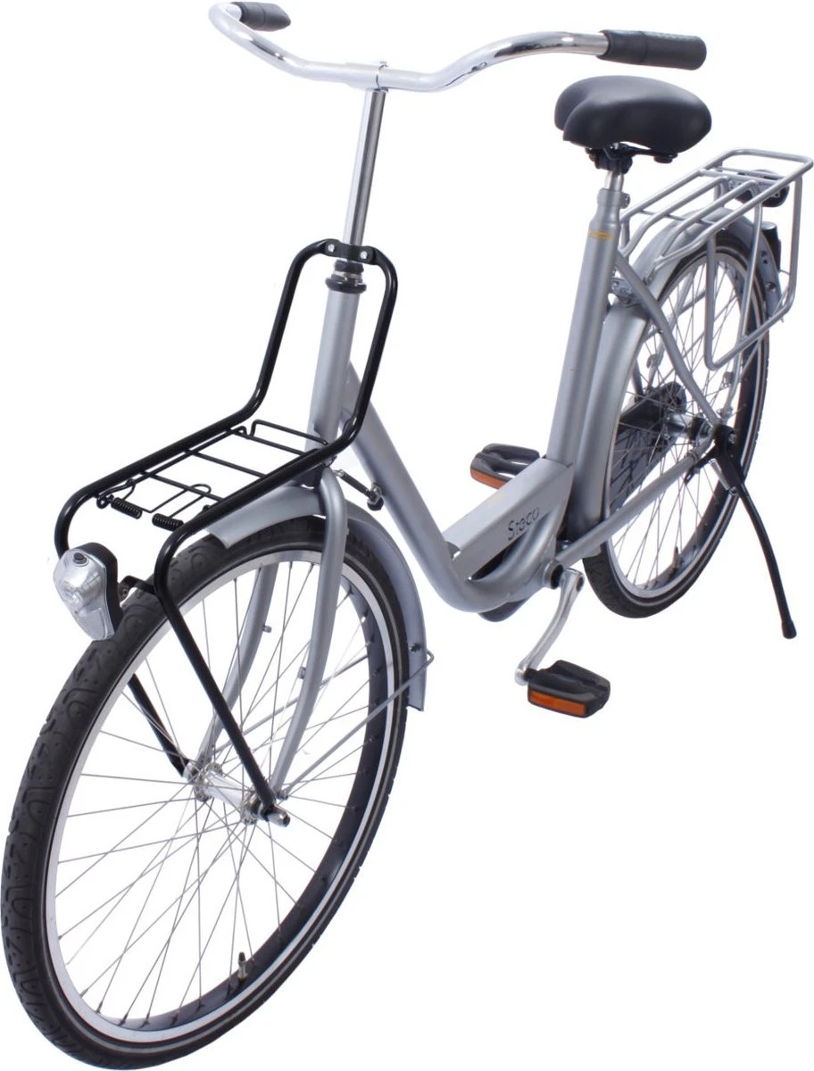 Steco Voordrager 26/28 Inch Staal Matzwart 2 Steco Voordrager 26/28 Inch Staal Matzwart - Afbeelding 2