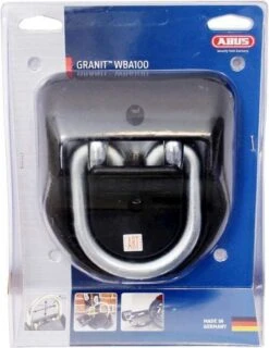 ABUS Vloer/wandanker WBA 100 - 160x165mm - Zwart -BASIL Verkoop 925x1200