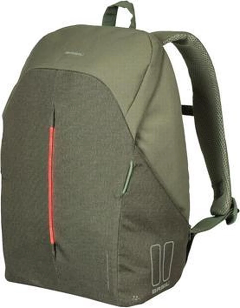 Basil B-Safe Commuter Fietsrugzak Nordlicht - Voor 15,6inch Laptop - Groen - 18 Liter 1 Basil B-Safe Commuter Fietsrugzak Nordlicht - Voor 15,6inch Laptop - Groen - 18 Liter