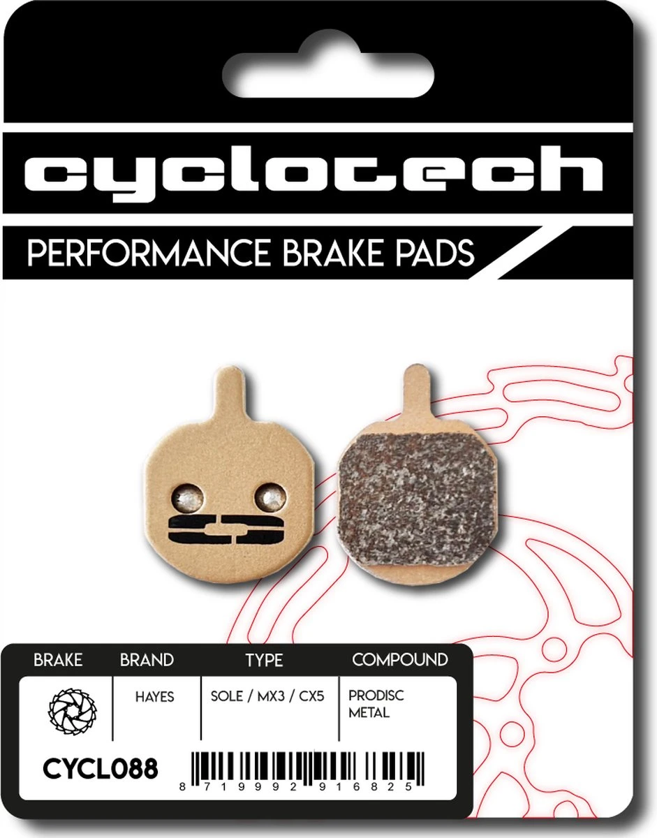 Prodisc Metal Remblokken Voor VANMOOF 1 Prodisc Metal Remblokken Voor VANMOOF