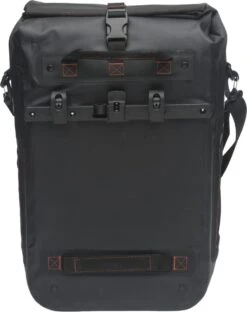 New Looxs Varo Single Enkele Fietstas - 100% Waterdicht - Afneembaar - 20 Liter - Zwart -BASIL Verkoop 949x1200