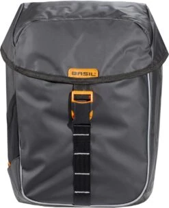 Basil Miles Tarpaulin Dubbele Fietstas - Zwart - 34 Liter -BASIL Verkoop 978x1200