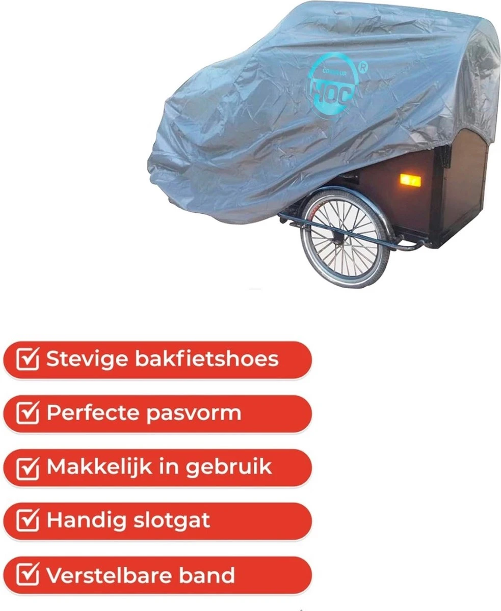 CUHOC Topkwaliteit Diamond Bakfietshoes Voor Bakfiets (met Huif) 7 CUHOC Topkwaliteit Diamond Bakfietshoes Voor Bakfiets (met Huif) - Afbeelding 7
