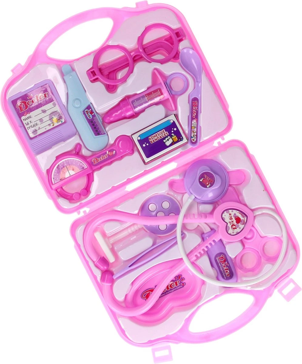 Dokterskoffer Roze 1 Dokterskoffer Roze
