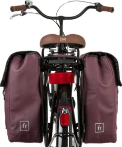 Fastrider Jaxx II Dubbele Fietstas Basics - Paars - 28L - Waterafstotend -BASIL Verkoop 997x1200