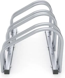 Monzana Fietsenstandaard – Voor 3 Fietsen 71x32x27cm - Zilver -BASIL Verkoop 997x1200 3