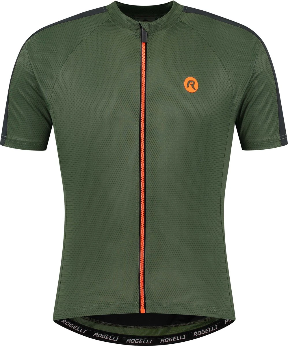 Rogelli Explore - Fietsshirt Korte Mouwen - Heren - Maat XL - Groen, Zwart, Oranje 1 Rogelli Explore - Fietsshirt Korte Mouwen - Heren - Maat XL - Groen, Zwart, Oranje